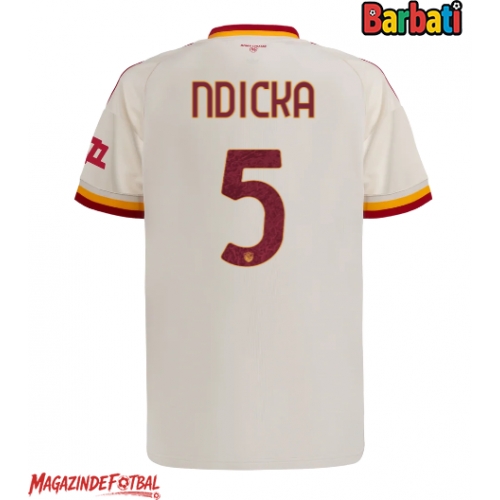 AS Roma Evan Ndicka #5 Tricou Fotbal Replică 2026-27 Barbati Deplasare AS Roma Evan Ndicka #5 Tricou Fotbal Replică 2026-27 Barbati Deplasare